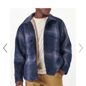 Abercrombie & Fitch Sherpa Lined Shirt Jacket Sz.XS NWT
